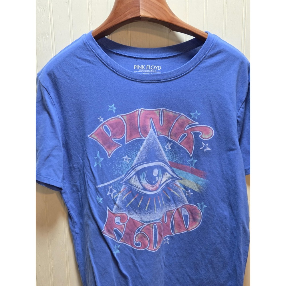 Pink Floyd Hybrid Apparel Shirt Youth Medium 8-10 Blue‎ Eye Graphic Band Tee
